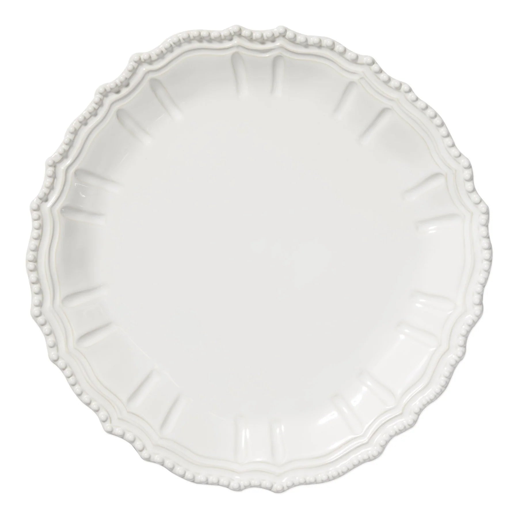 Vietri Incanto Stone Baroque Round Platter