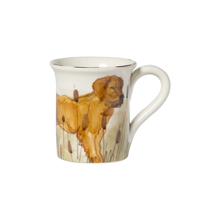 Vietri Hunting Dog Mug