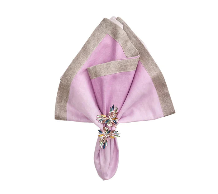 Kim Seybert Dip Dye Napkin in Lilac, Set of 4