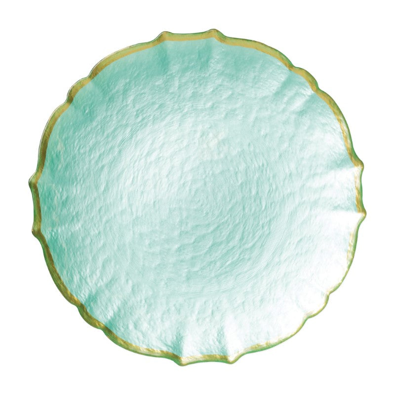 Baroque Glass Service Plate/Charger