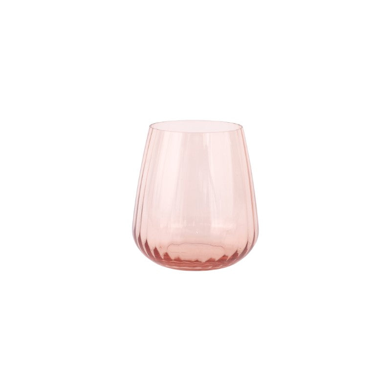 Francesca Blush Drinkware, Set of 4