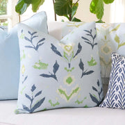 Petal Garden Navy Decorative Pillow, More Sizes
