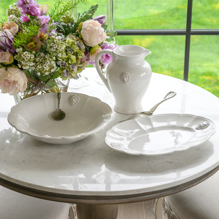 Leone Oval Scalloped Platter