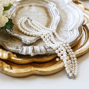 Florentino Wooden Tray Antique Gold/Silver