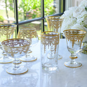 Vetro Gold Brandy Glass