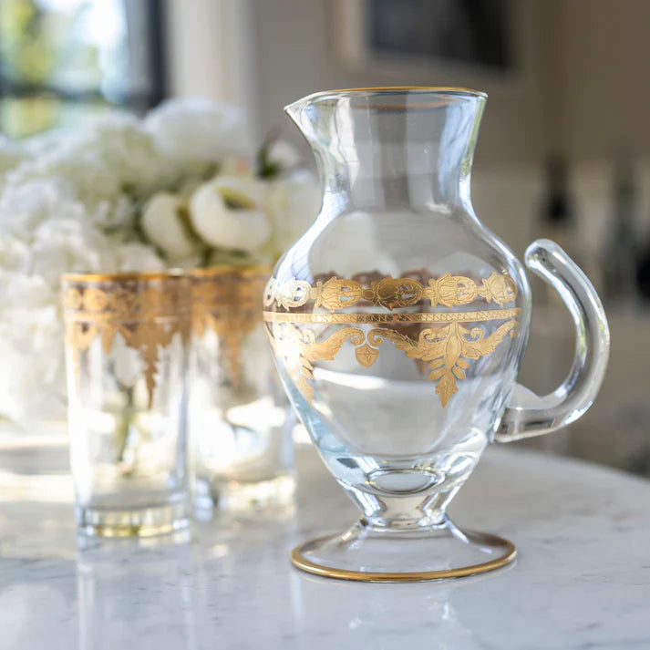 Vetro Gold Pitcher