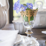 Vetro Gold Wine Glass