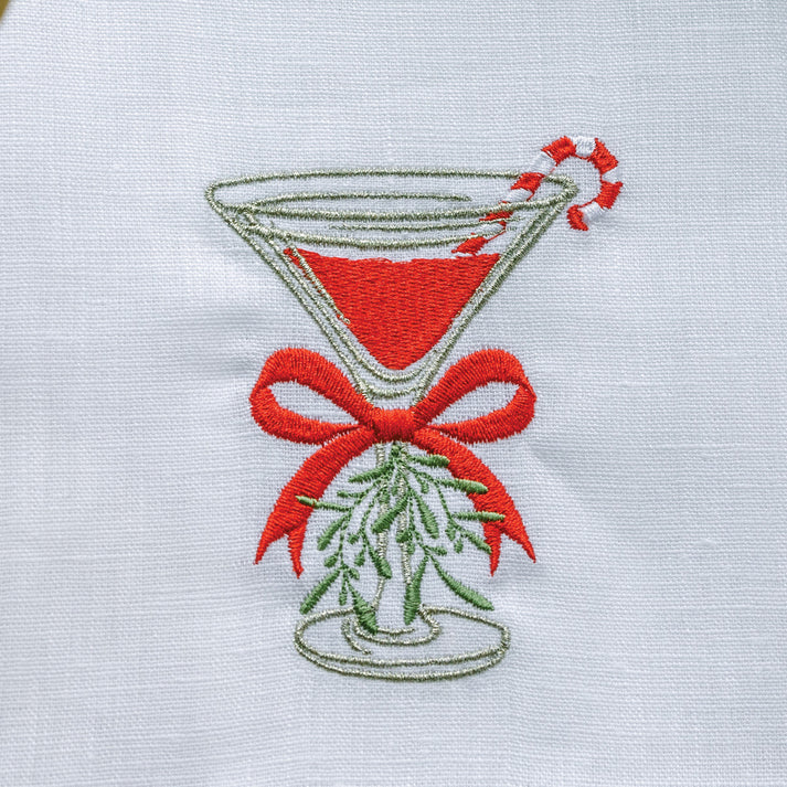 Christmas Cosmo Cocktail Napkin, Set of 4