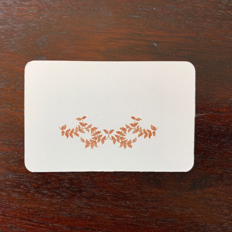 Woodland Leaves - Place Cards