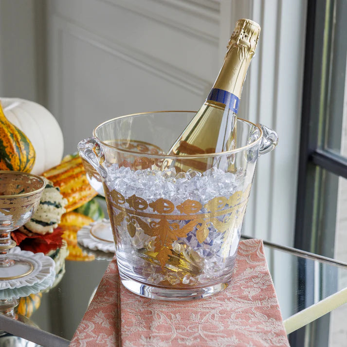 Vetro Gold Ice Bucket