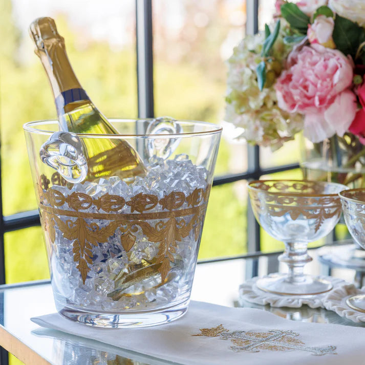 Vetro Gold Ice Bucket