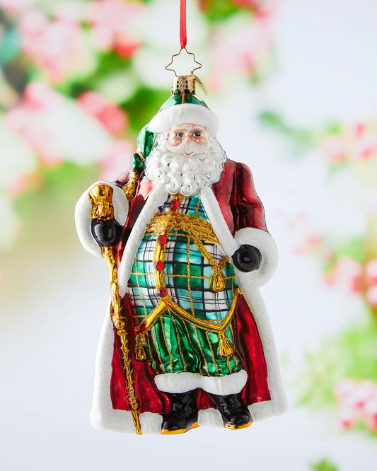 Christopher Radko Plaid in Clad Christmas Ornament