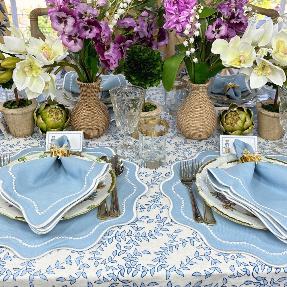 Waverly Napkin - Blue, Set of 4