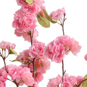 Pink Cherry Blossoms in Glass, 28"H