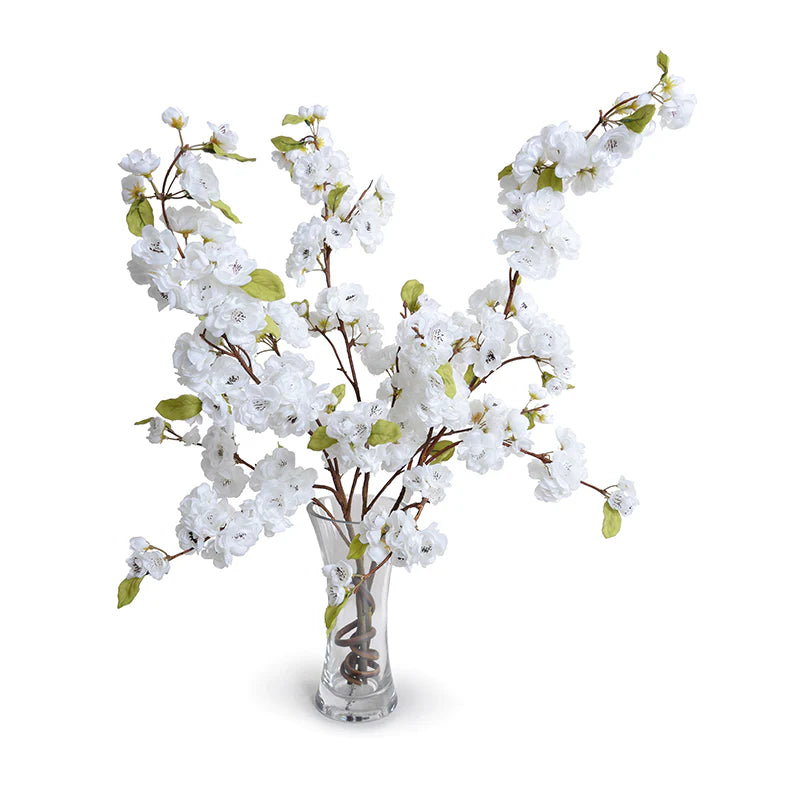 White Cherry Blossoms in Glass, 28