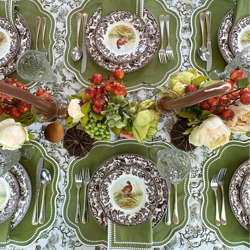 Charlotte Placemat - Sage, Set of 4