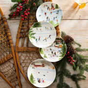 Caskata by Felix Doolittle Winter Wonderland Plates, Set of 4