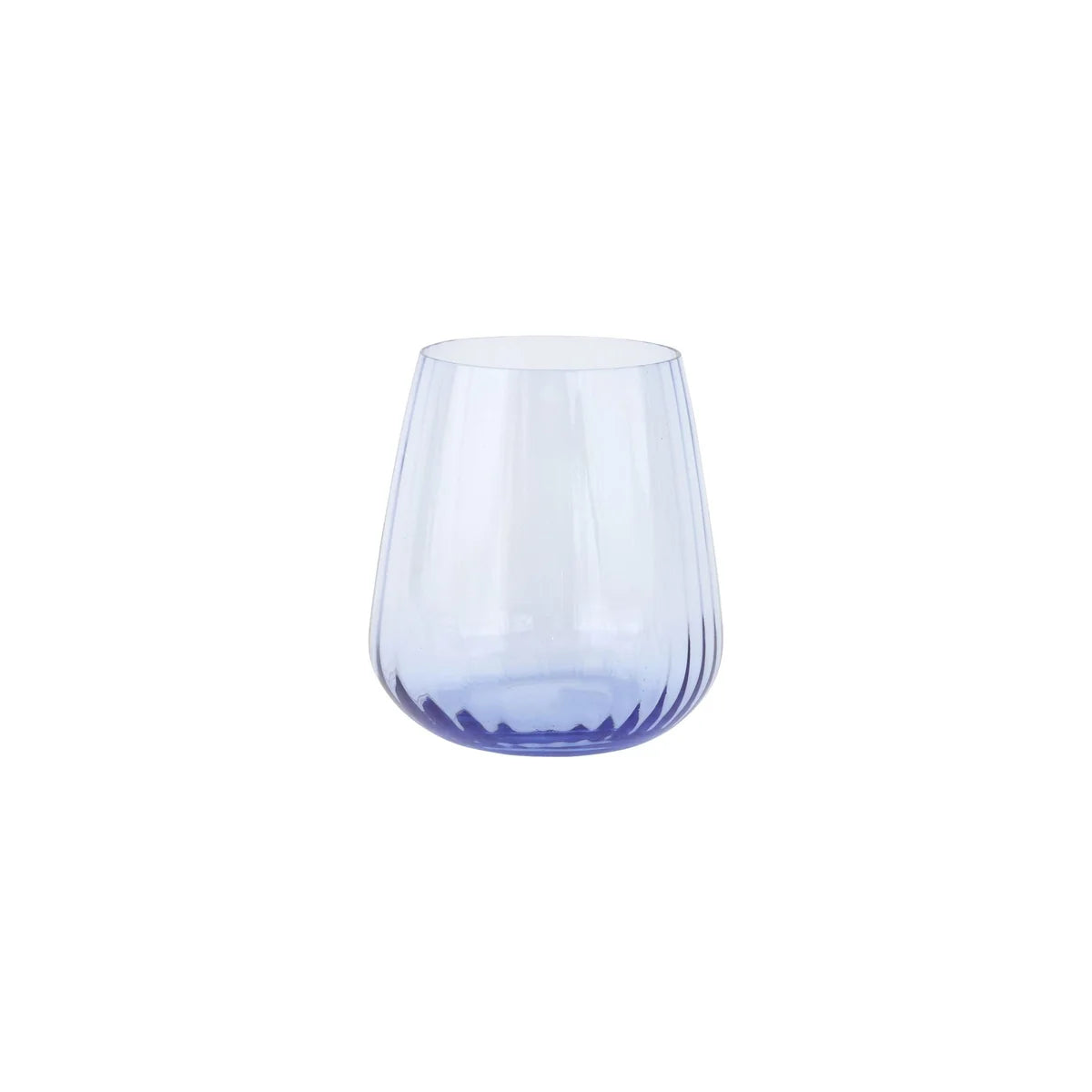 Francesca Blue Drinkware, Set of 4