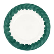 Lisbon Green Brushstroke Round Platter