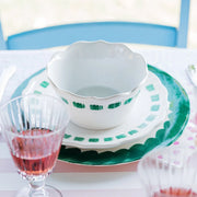 Lisbon Green Stitch Cereal Bowl