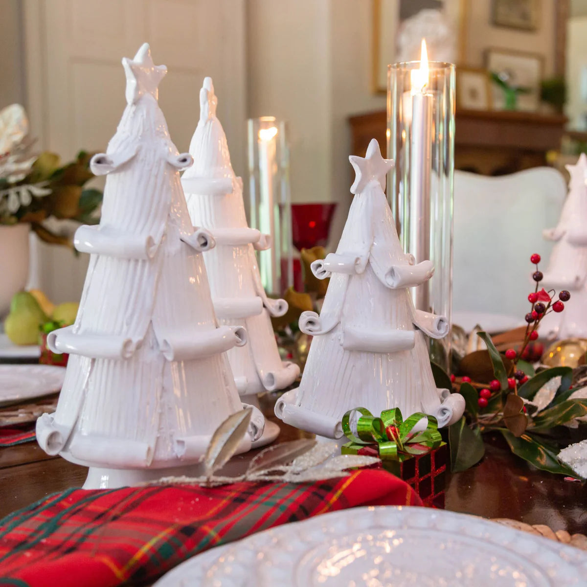 Red and Green Tartan Placemat, Set of 4