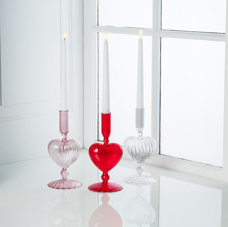 Heart Taper Candle Holders