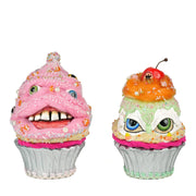 Sticky Sweet Crazy Eyes Cupcakes, Set of 2 Asst