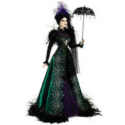 Halloween Dame with Parasol, New!