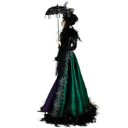 Halloween Dame with Parasol, New!