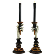 Skeleton Hand Candle Holders, Set of 2