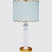 Eloise Table Lamp with Scalloped Shade ( more colors )