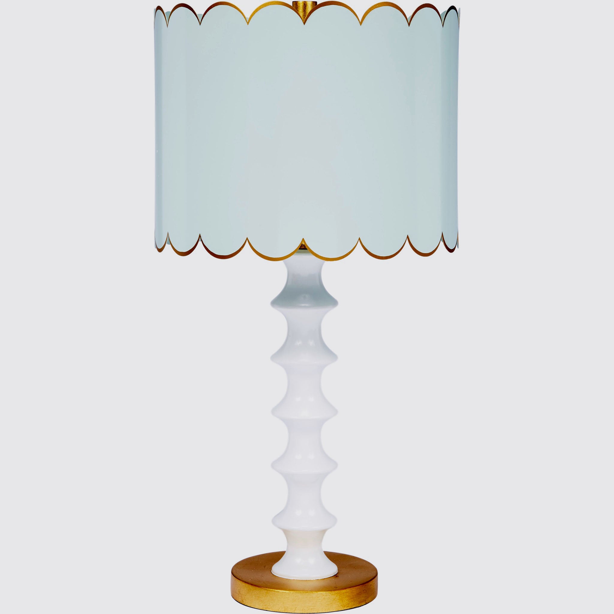 Eloise Table Lamp with Scalloped Shade ( more colors )