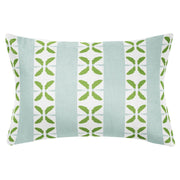 Petal Stripe Light Blue Decorative Pillow, More Sizes