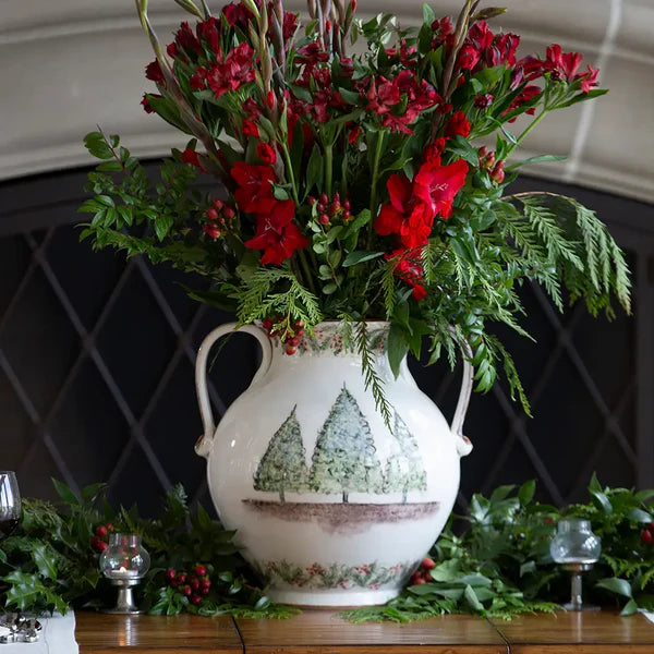 Natale Round 2-Handled Amphora Urn