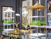 Chelsea House Pagoda Shelf - Gold