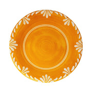 Paloma Orange Melamine Dinner Plate, Set of 4