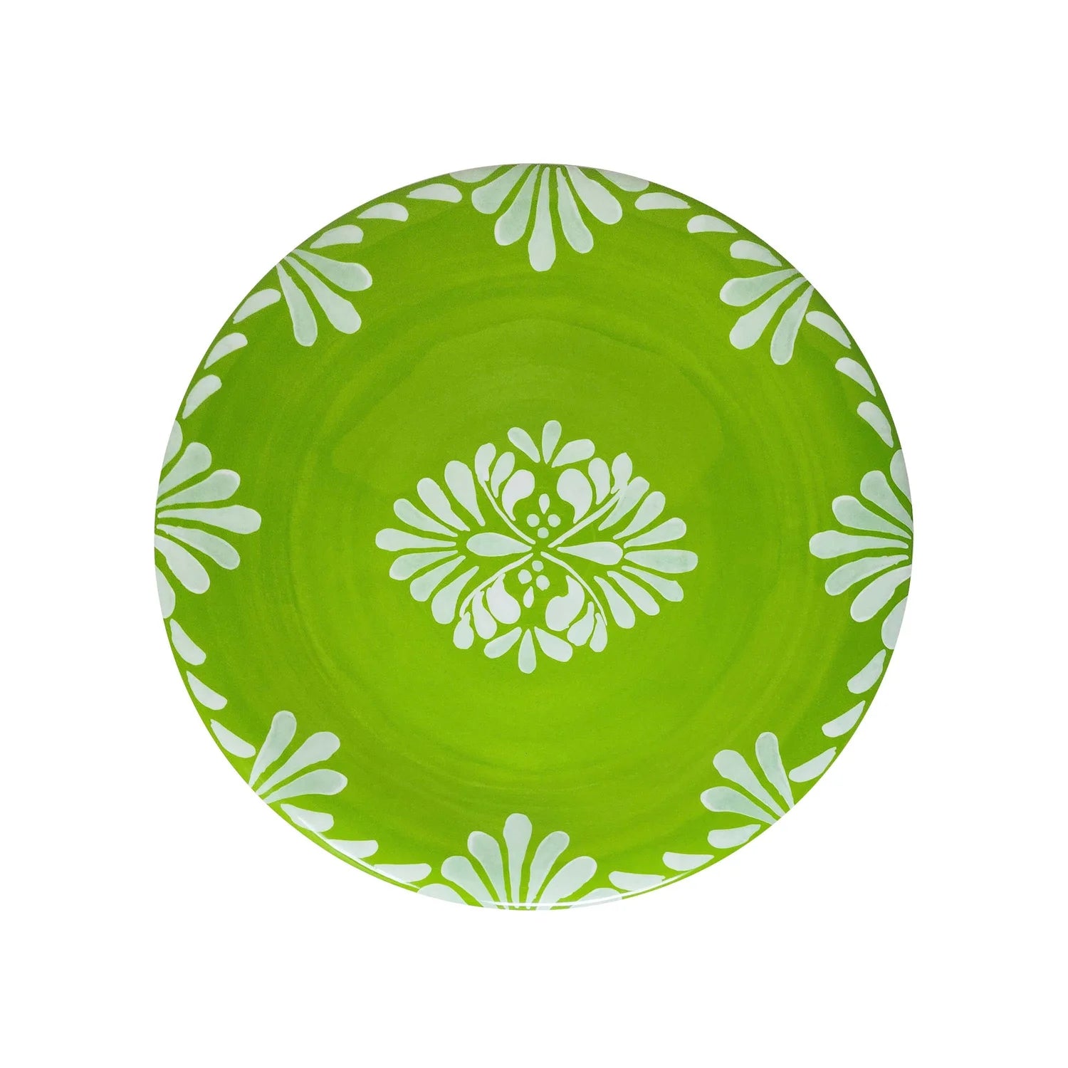 Paloma Green Melamine Salad Plate, Set of 4