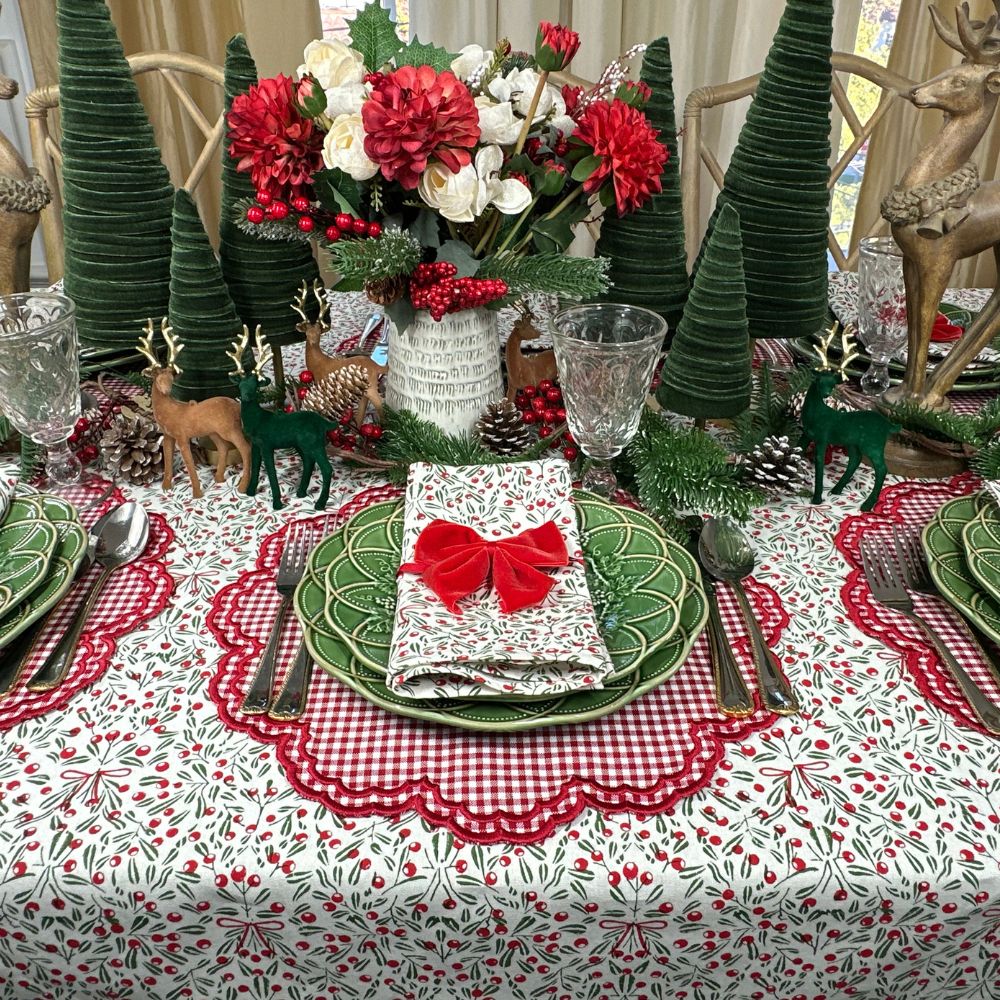 Mistletoe Napkin, Set of 4