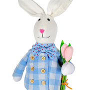 Oliver with Tulip Rabbit Fabric Easter Decor