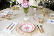 Pink Casa Nuno Palm Dinner Plate, Set of 2