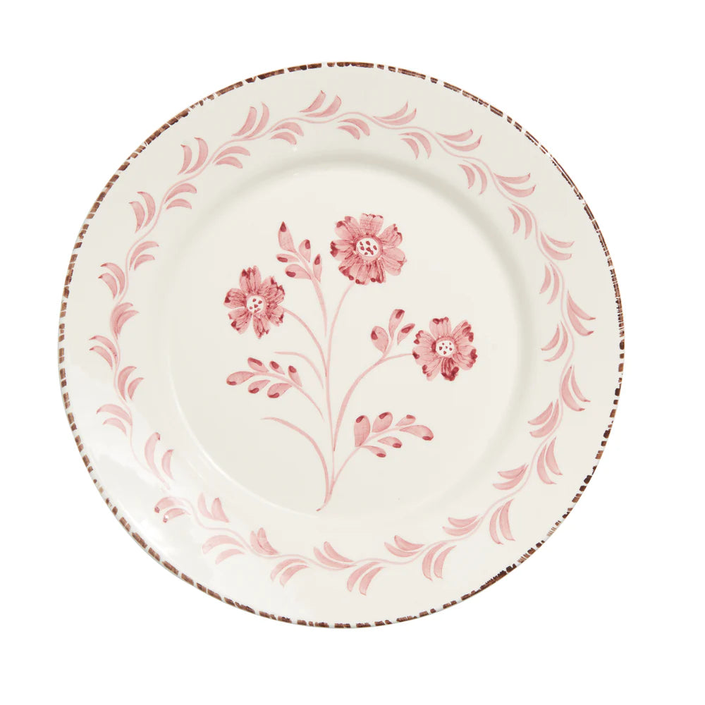 Pink Casa Nuno Vines Dinner Plate, Set of 2