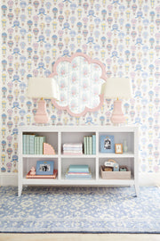 Lotus Poppy Mirror in Blush by Caitlin Wilson for Cooper Classics