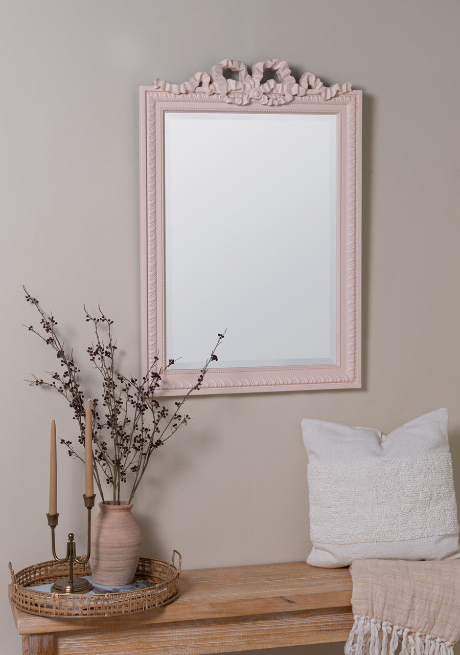 Clarence Wall Mirror in Pale Rose by Caitlin Wilson for Cooper Classics