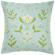 Petal Garden Aqua Decorative Pillow, More Sizes