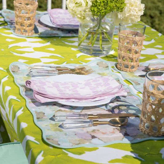Laura Park Palm Green Tablecloth