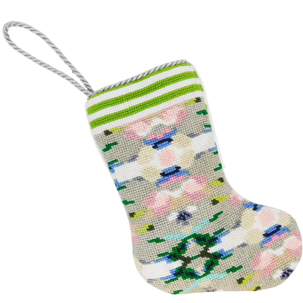 Indigo Girl Green Bauble Stocking