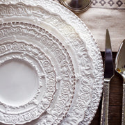 Renaissance Charger, White