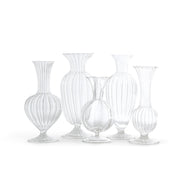Verre Hand Blown Glass Vases, Set of 4 Asst