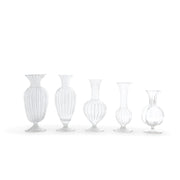 Verre Hand Blown Glass Vases, Set of 4 Asst