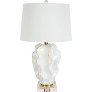 Hannah White Wave Lamp